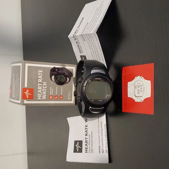 Instruction Manual Medline Heart Rate Watch Set Time Medline